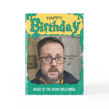 Retro Custom Horror Book Cover Birthday