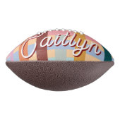 Retro CUSTOM Name Woven Roller Stripes American Football (Gedraaid 270)