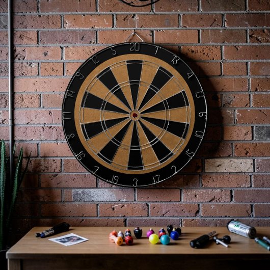 Retro Custom Suède Dartbord