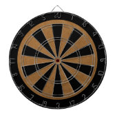 Retro Custom Suède Dartbord (Voorkant)
