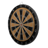 Retro Custom Suède Dartbord (Voorkant Rechts)
