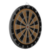 Retro Custom Suède Dartbord (Voorkant Links)