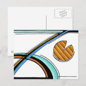 Retro | Customizable Postcard Briefkaart (Voorkant / Achterkant)