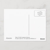 Retro | Customizable Postcard Briefkaart (Achterkant)