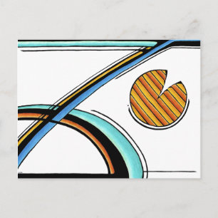 Retro Customizable Postcard Briefkaart
