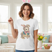 Retro  Cute Bunny T-shirt