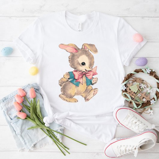 Retro  Cute Bunny T-shirt