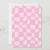 Retro Cute Ghost Spooky Halloween Invitation Kaart (Achterkant)