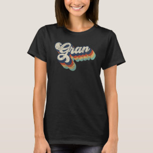 Retro Cute Gran voor oma Best Gran Ever Moeder T-shirt