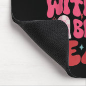 Retro Cute Groovy I Can Do It Quote Disco Heart -  Muismat (Hoek)