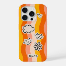 Retro Cute Kat met accenten