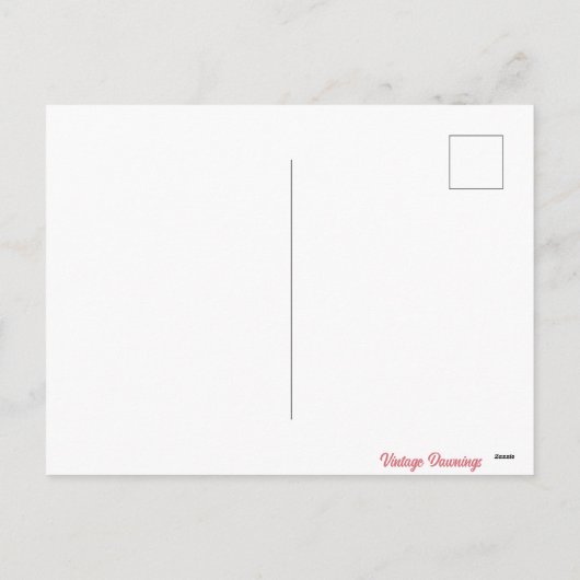 Retro Cute Lamb Paasveroudering Feestdagenkaart (Achterkant)