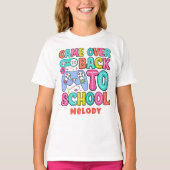 Retro cute terug naar gamer t-shirt (Voorkant)