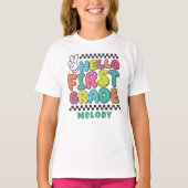 Retro cute terug naar school shirt voor de eerste (Voorkant)