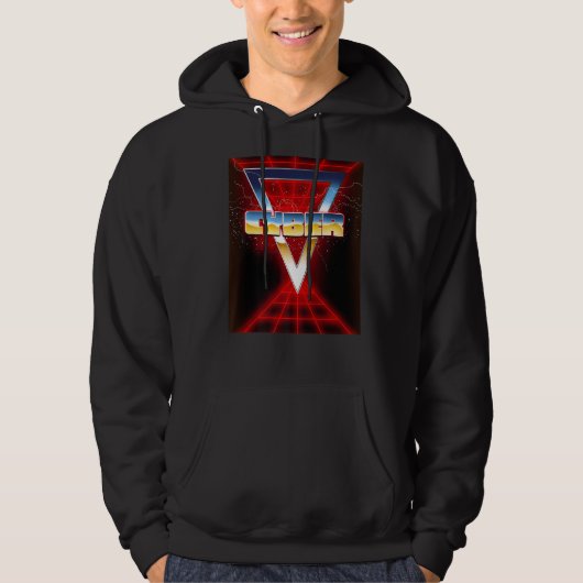 Retro Cyber 1980 Hoodie (Voorkant)
