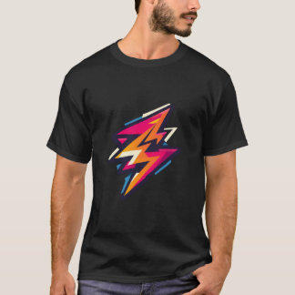 Retro Cyberbolt Grafisch T-shirt