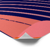 Retro cyberpunk gamer meisje Poster (Hoek)