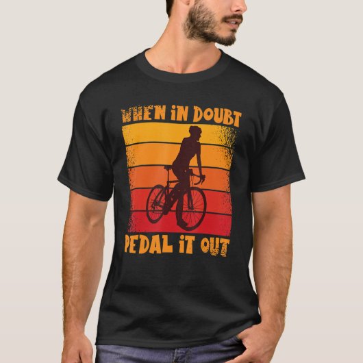 Retro Cycologist Biking Cycling Racing Bicycle MTB T-shirt (Voorkant)
