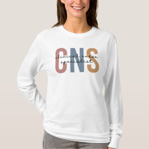 Retro CZS klinisch verpleegkundige specialist T-shirt