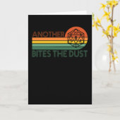 Retro D20 RPG Dice Kaart (Gele Bloem)