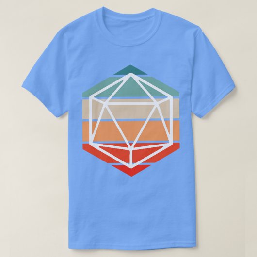 Retro D20 T-shirt (Design voorkant)