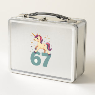 Retro Dabbing Eenhoorn 67 Regenboog Verjaardag Vec