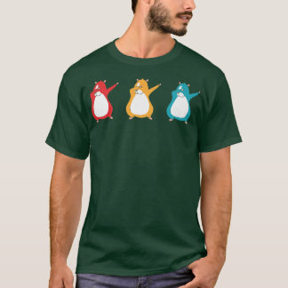 Retro Dabbing Guinea Pigs Rodent Owner Pet Animal  T-shirt