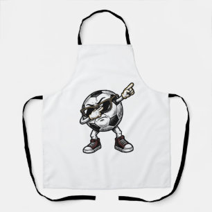 Retro Dabbing Voetbal Shirt Ontwerp (2)_1 Schort