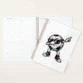 Retro Dabbing Voetbal T-Shirt Ontwerp (2)_1 Planner (Display)