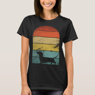 Retro  Dachshund Honden en schattig dier 1 T-shirt