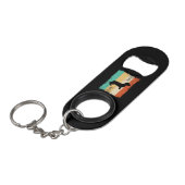Retro Dachshund Wirehaire Mini Flessenopener (Voorkant Gekanteld)