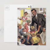 Retro Dad Briefkaart (Voorkant / Achterkant)