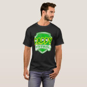 Retro Dad Patrol Vaporware Cute Dogs Love Animal T-shirt (Voorkant volledig)