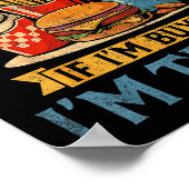 Retro Dad Tax If I'm Buyin' I'm Tryin' Funny Fathe Poster (Hoek)