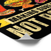 Retro Dad Tax Making Sure It's Not Ison Funny Fath Poster (Hoek)