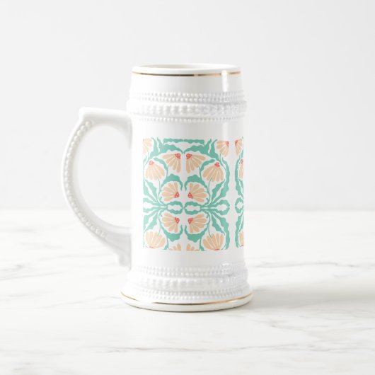 Retro Daisies Birth Flower April Bierpul (Links)