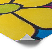 Retro Daisies Colorful Print (Hoek)