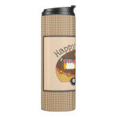 Retro Daisies Happy Camper Thermosbeker (Gedraaid links)