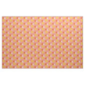 Retro Daisies Patroonroze Stof (Yard (91,4 cm))