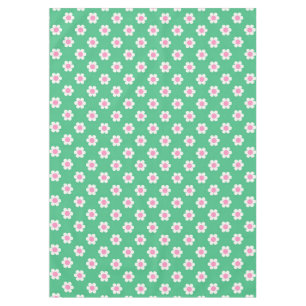 Retro Daisies Pink en Green Tafelkleed