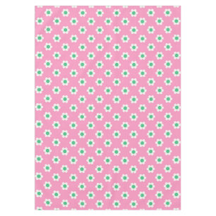 Retro Daisies Pink en Green Tafelkleed