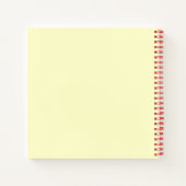 Retro Daisies Spring Flowers French Quote Notitieboek (Achterkant)