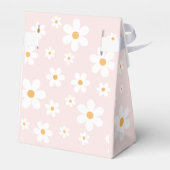Retro Daisy Aangepast  Bedankdoosjes (Achterkant)