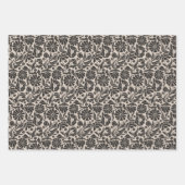 Retro Daisy & Bloemen Inpakpapier Vel (Voorkant 3)