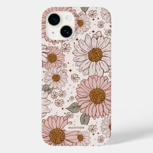  Retro Daisy Boho Gepersonaliseerd Hoesje-Mate iP Case-Mate iPhone 14 Hoesje