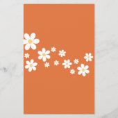 Retro Daisy bruiloft spel Flyer (Achterkant)