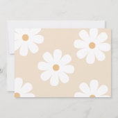 Retro Daisy Dazed & Betrokken vrijgezellenfeest Kaart (Achterkant)