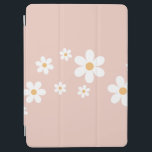 Retro Daisy Dusty Pink iPad Air Cover<br><div class="desc">retro daisy dusty roze iPad cover.</div>