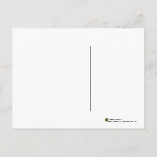 Retro Daisy en gele Filigree over Sinaasappel Briefkaart (Achterkant)