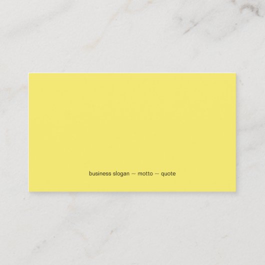 Retro Daisy en gele Filigree over Sinaasappel Visitekaartje (Achterkant)